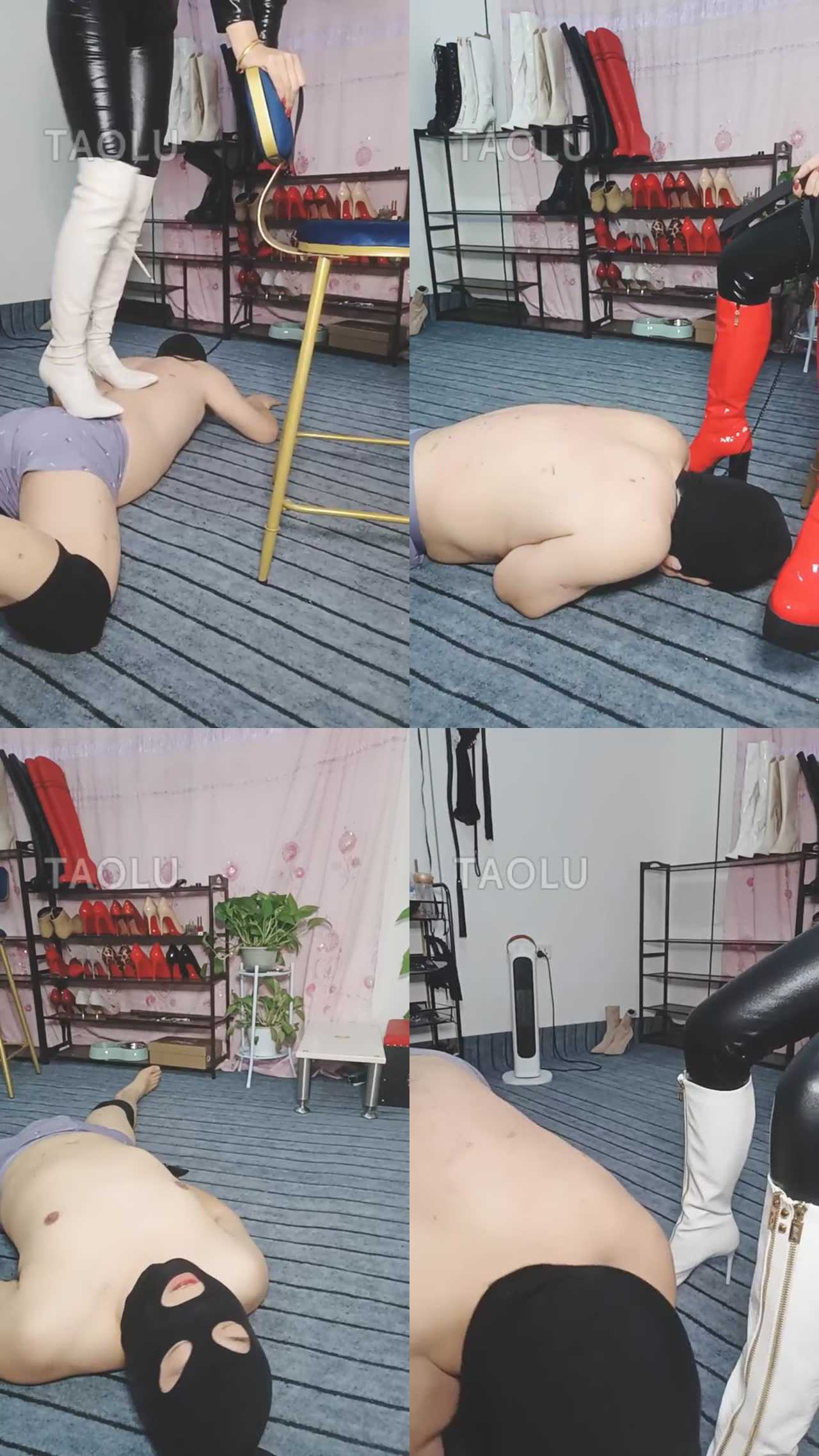 【安康兮兮女王】狂踩踢踩耳光专场