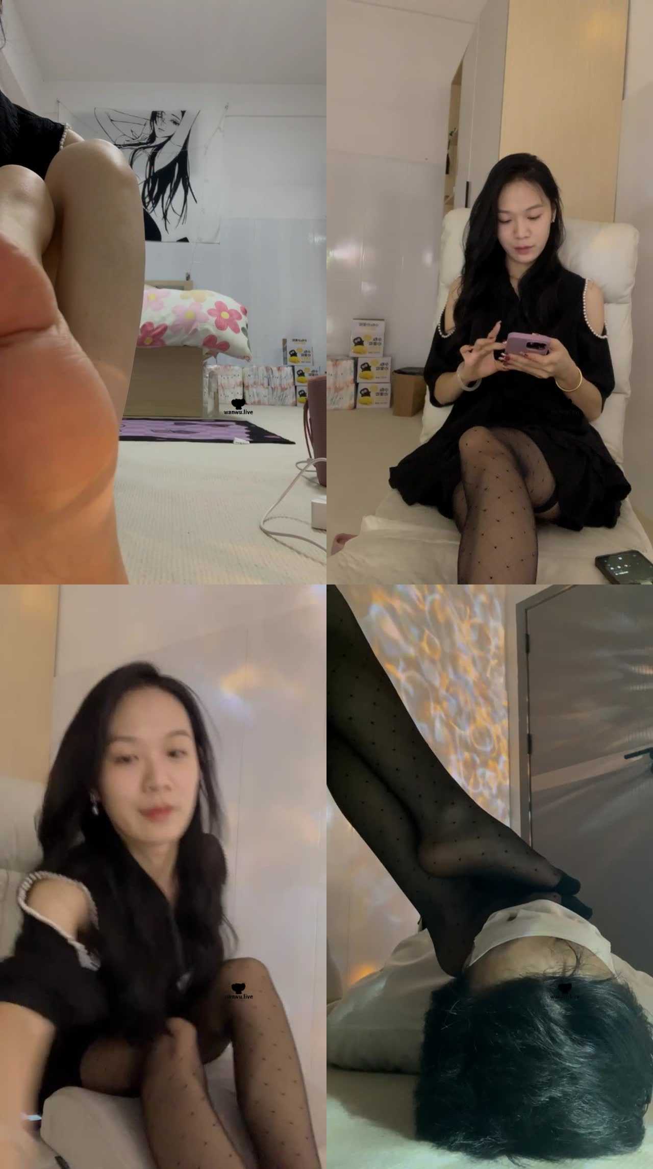 【绵绵】黑丝美腿诱惑抖M男友
