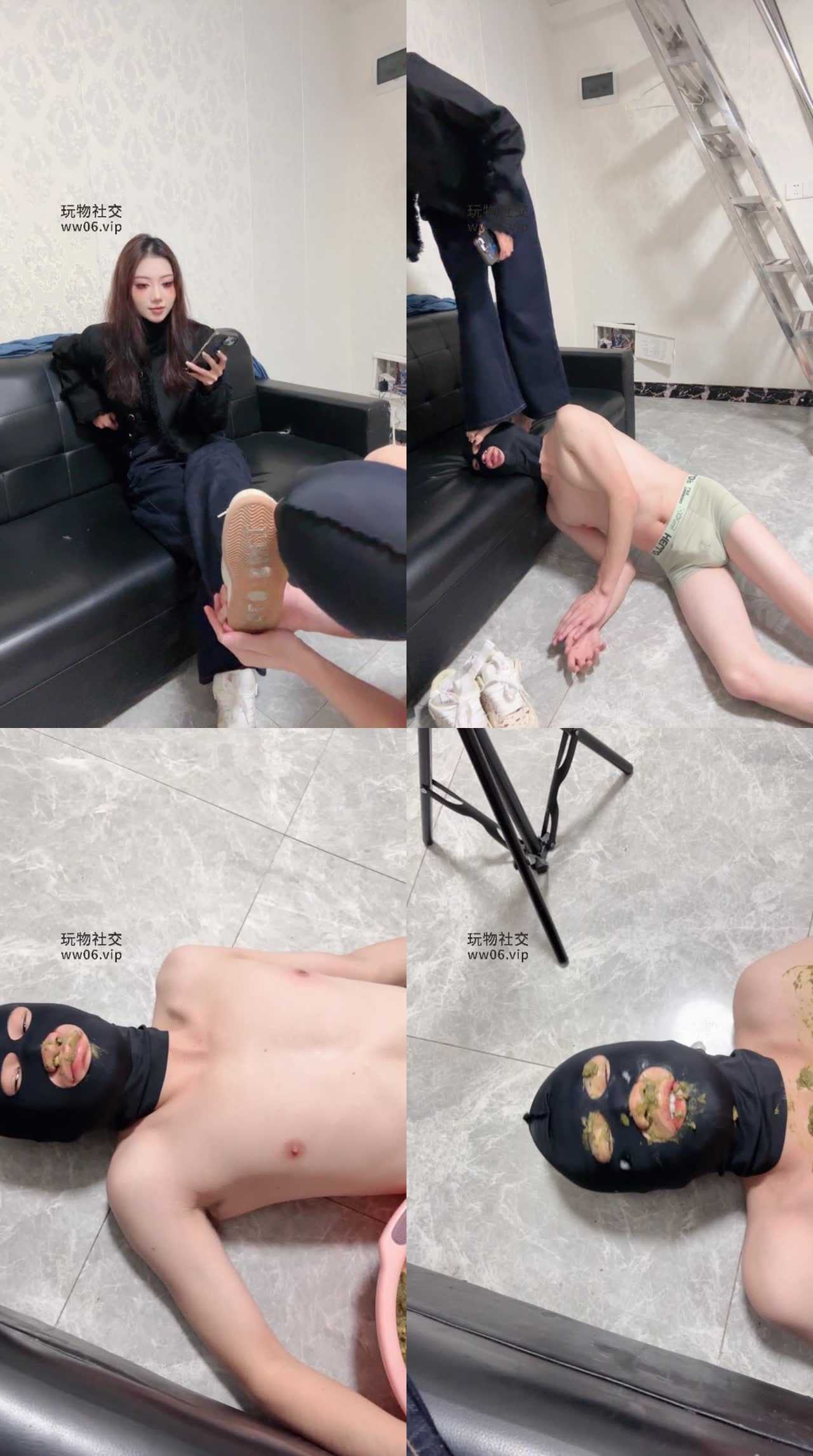 【米琦妙妙屋】小白鞋白袜诱惑抖M做奴