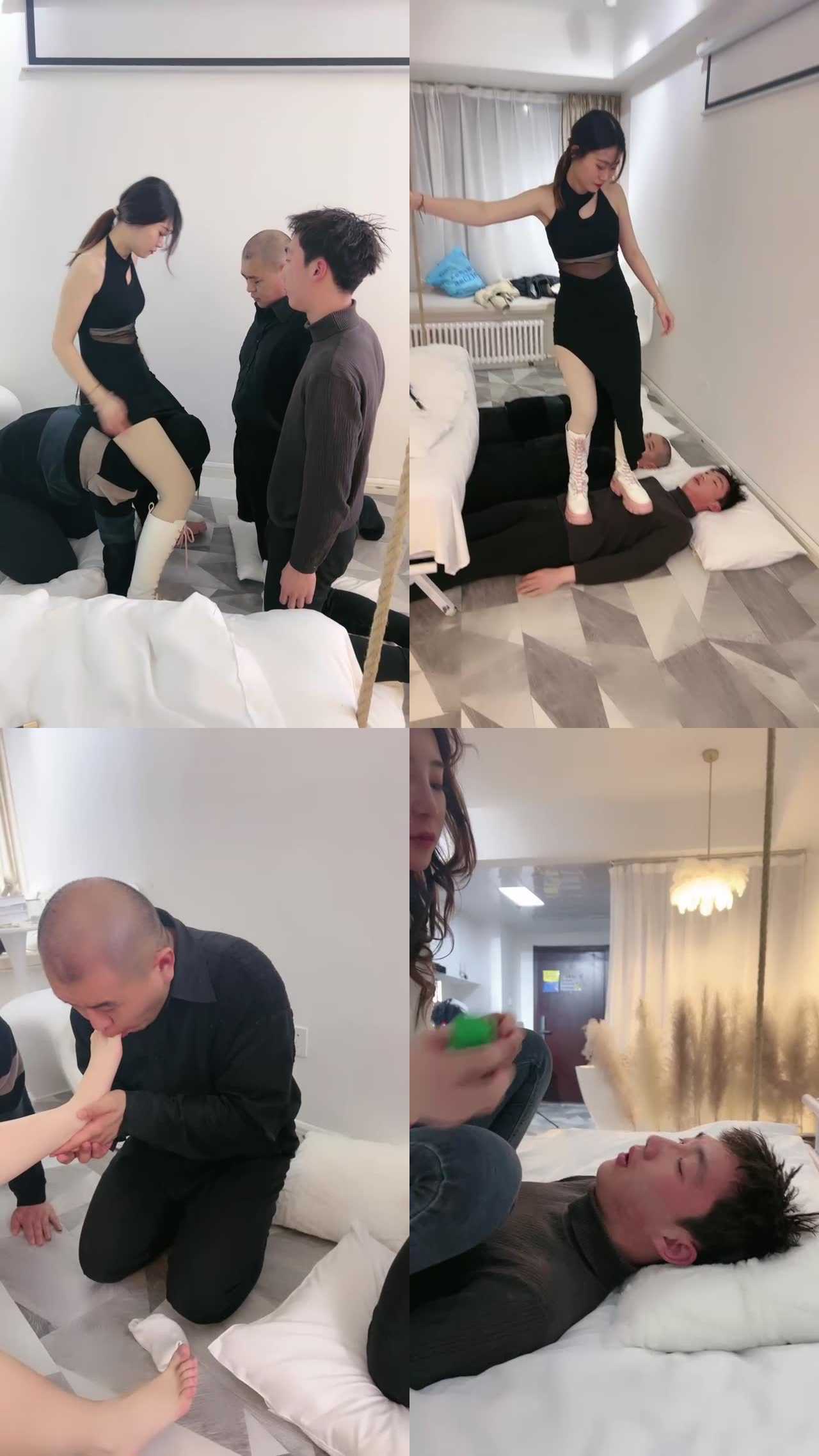 【领主老大】双S重刑-暴力耳光/全体重踩踏/闻舔白袜