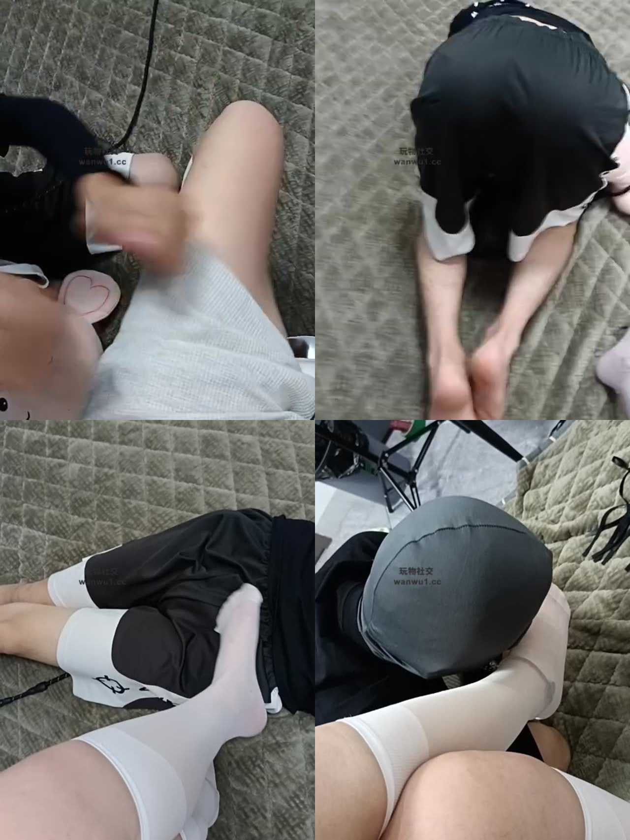 【姗姗】白丝美腿踩虐