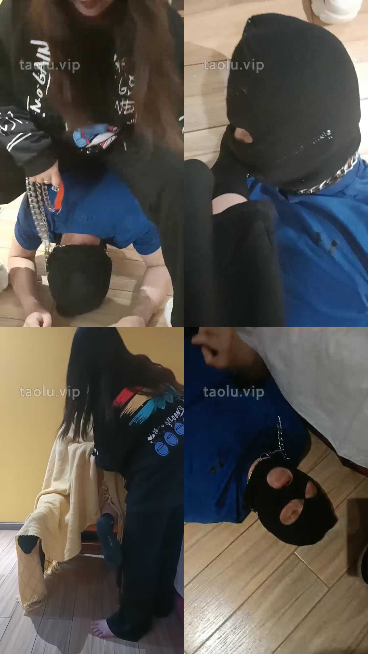 【绝美双主】学生双S暴力踩跺踢踹/骑马/踢裆/黑丝脚喂酸奶和升水