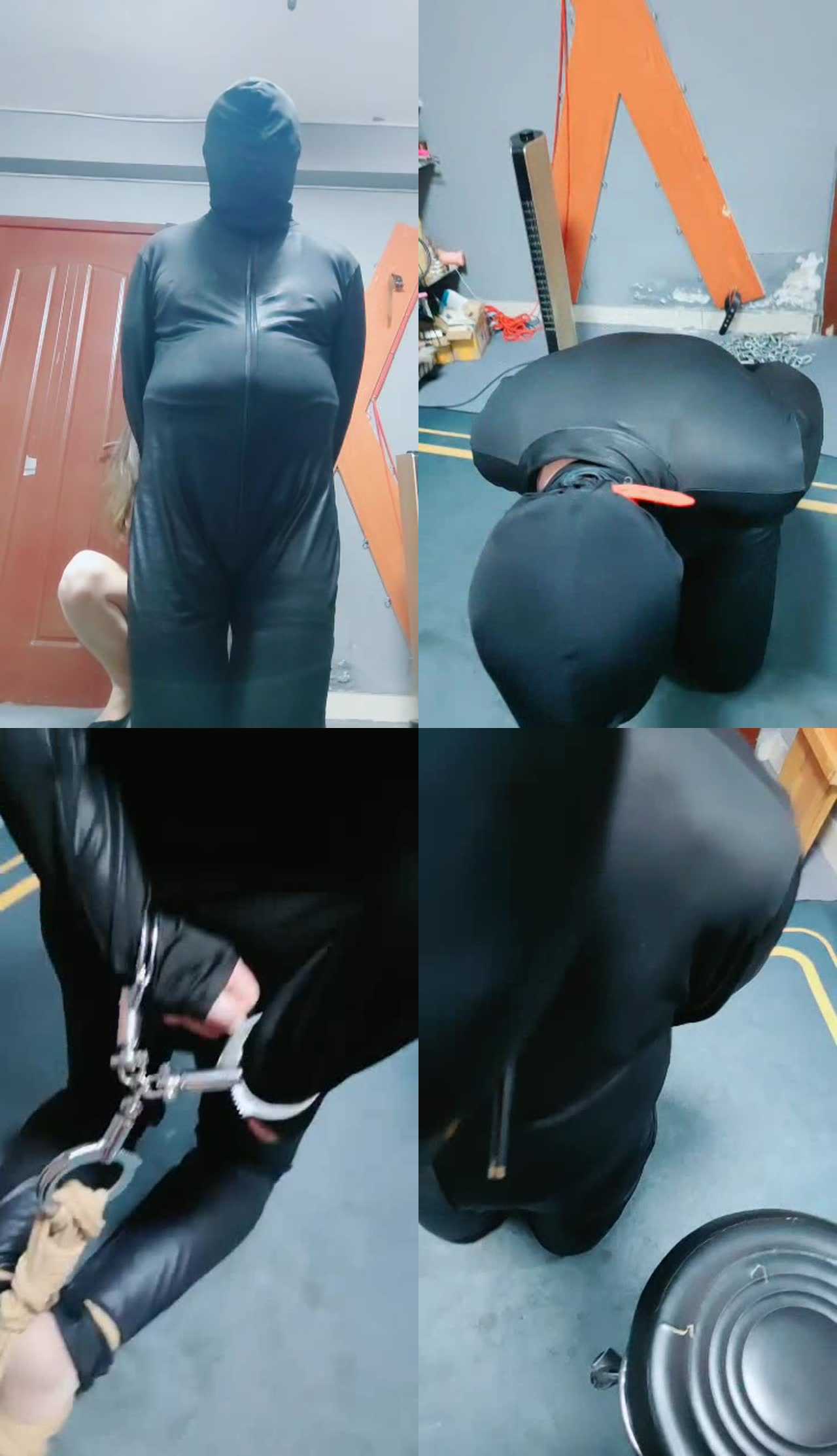 【东营天香百合】口球塞嘴/吊绑囚禁/虐乳/强制闻鞋