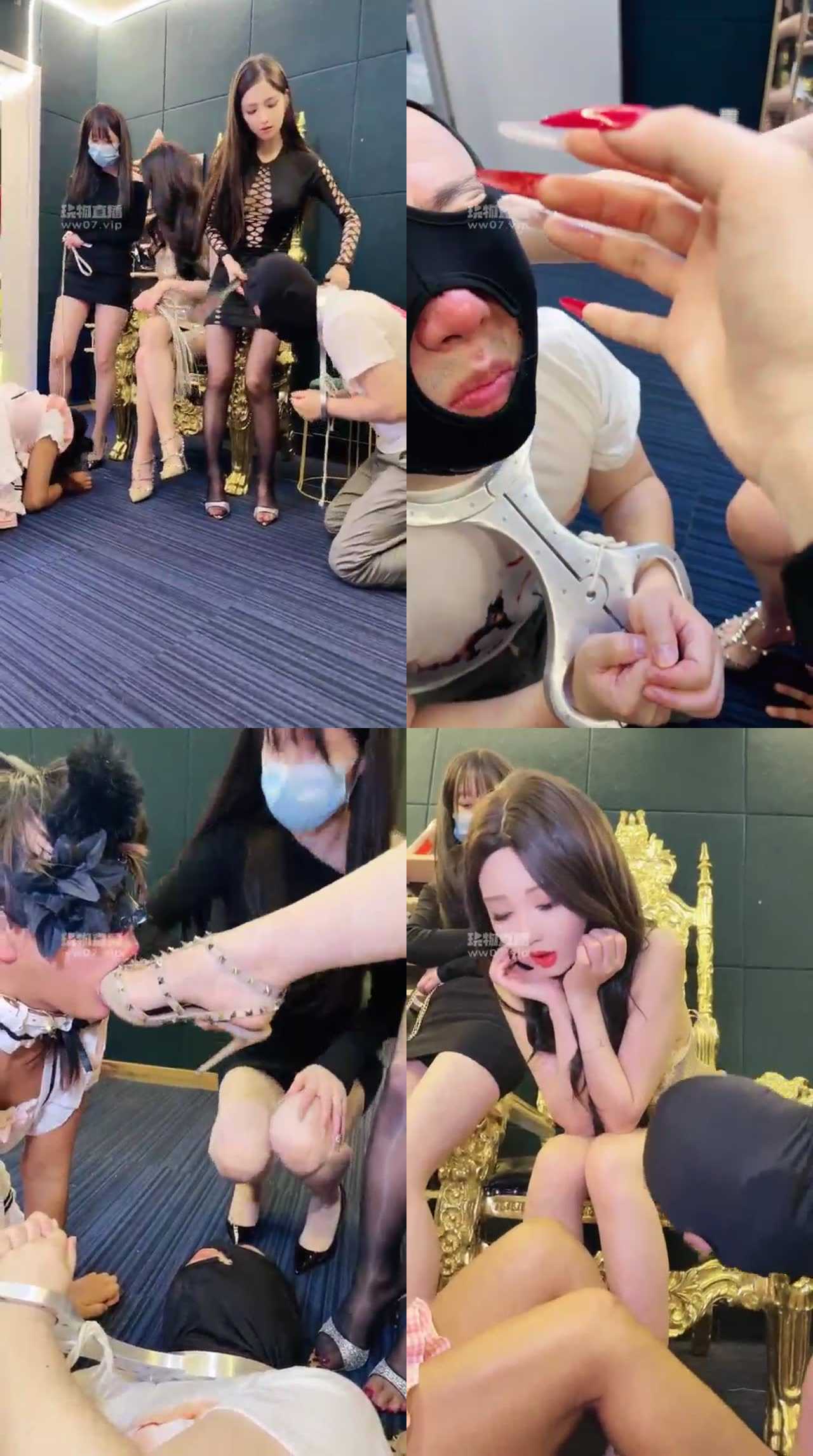 【樱桃大大】约三个女主当沙包