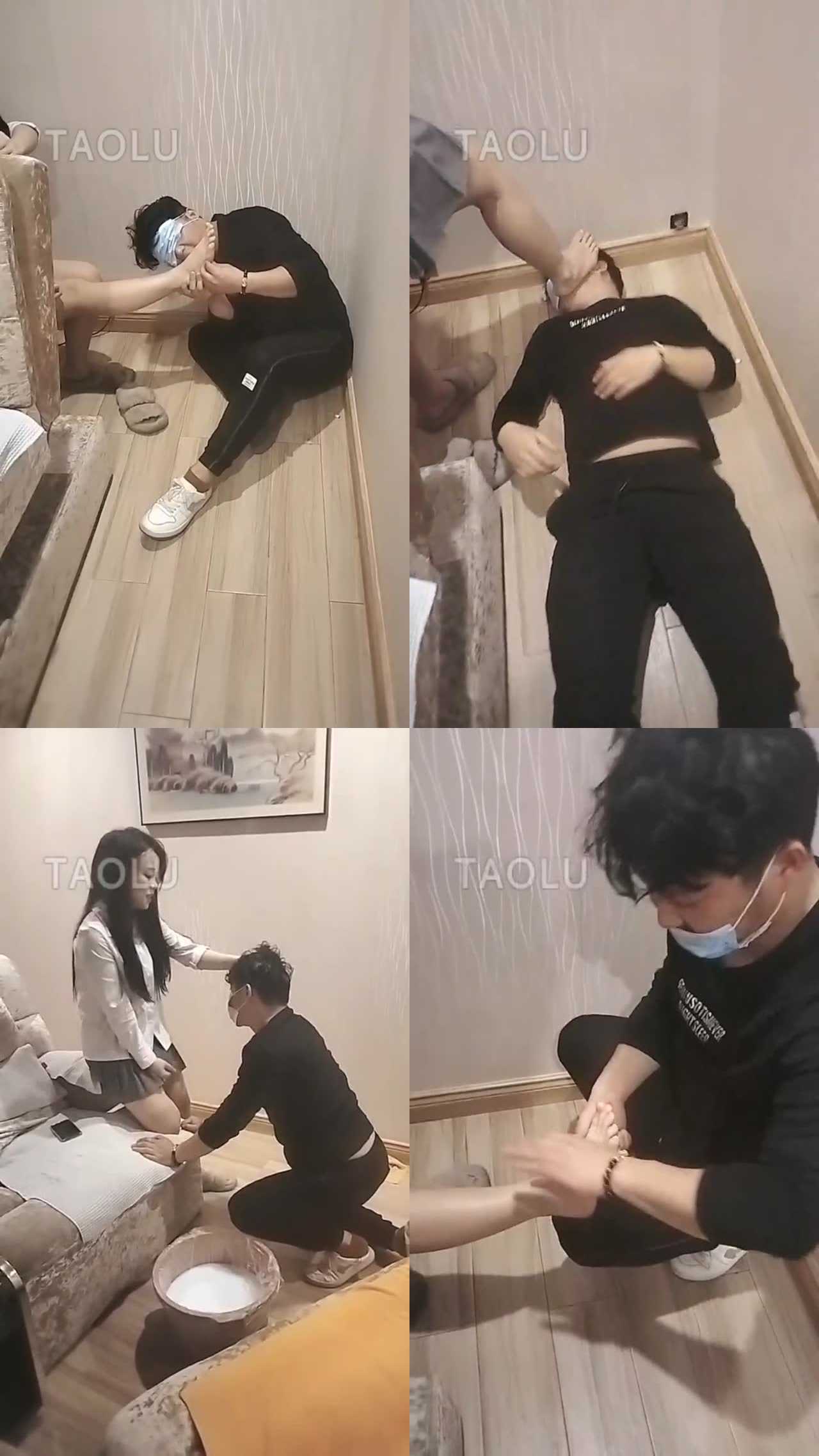 【德意志】喝纹身足疗店素人洗脚水/重度暴力耳光