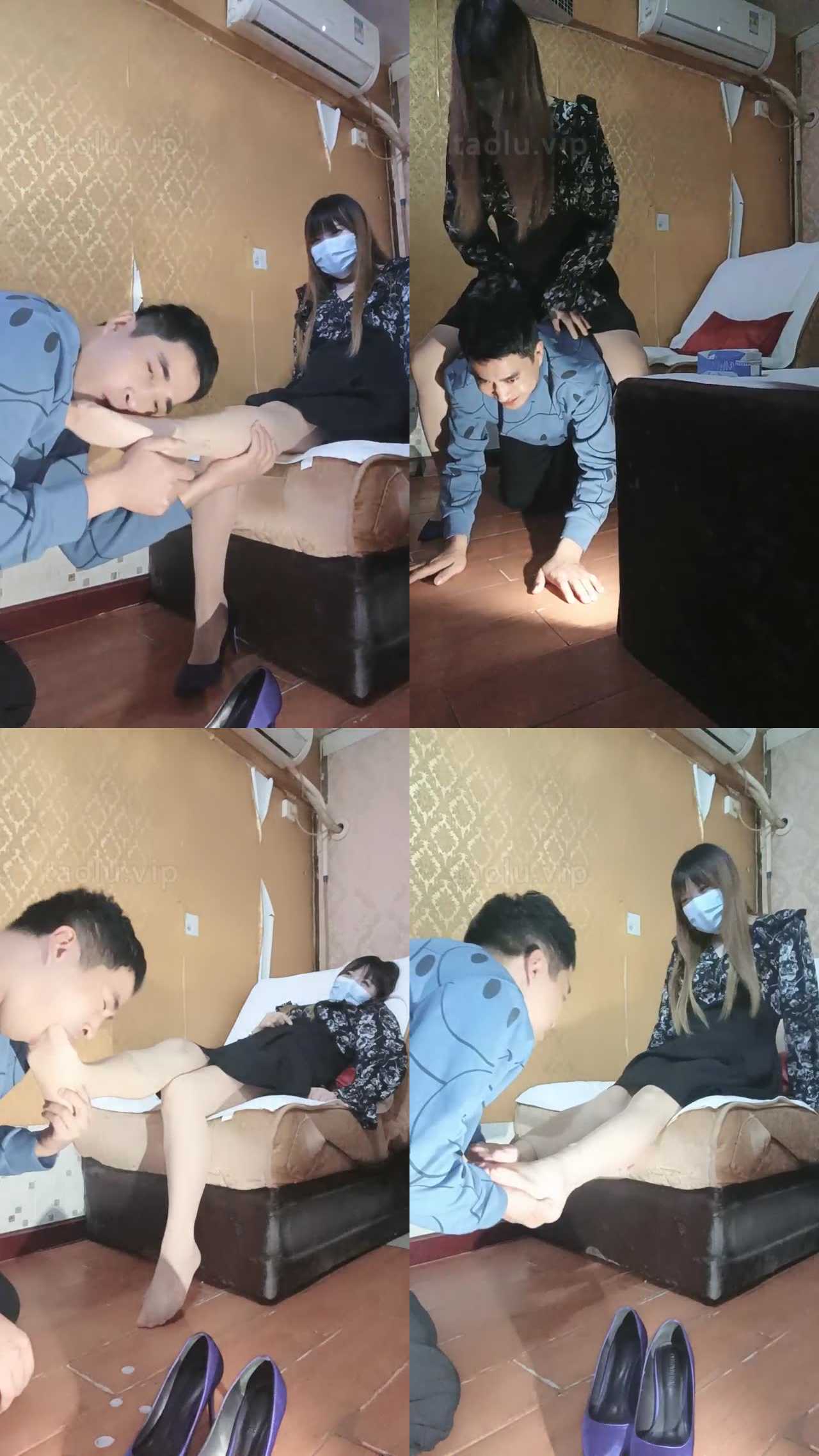 【刘二狗】开发素人少妇技师-踩踏转胯骑马脚喂食