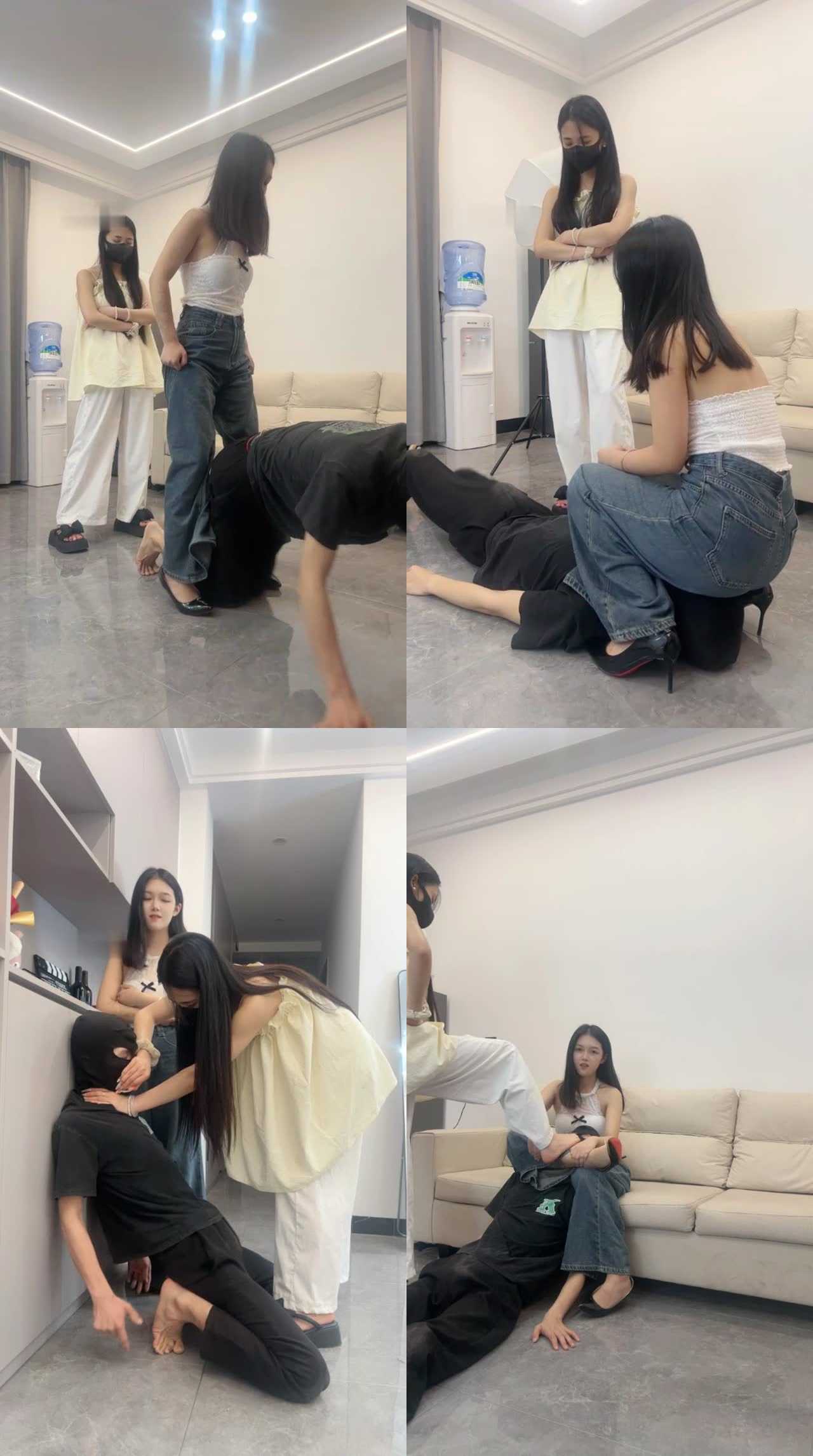 【白鹭】双主调狗坐脸及各种窒息