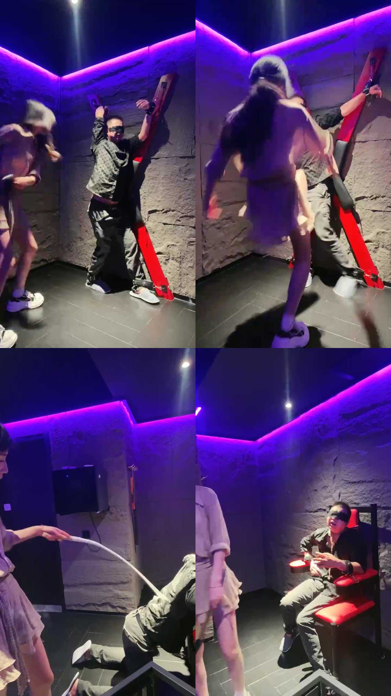 【西彤s】踢裆，鞭打，差点翻车