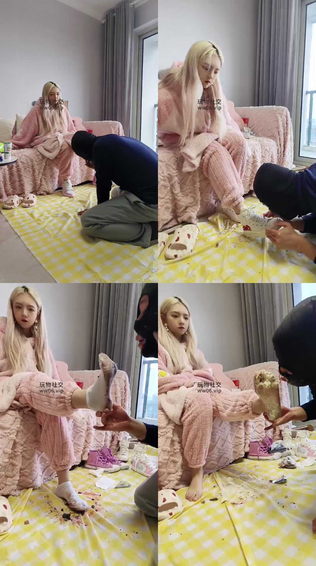 【万灵】粉系可爱女主脏鞋踩踏喂食