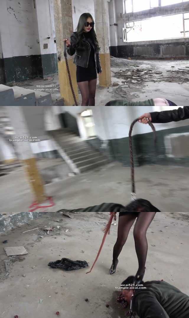【冷柔】废弃工厂暴打羞辱欠债肥狗