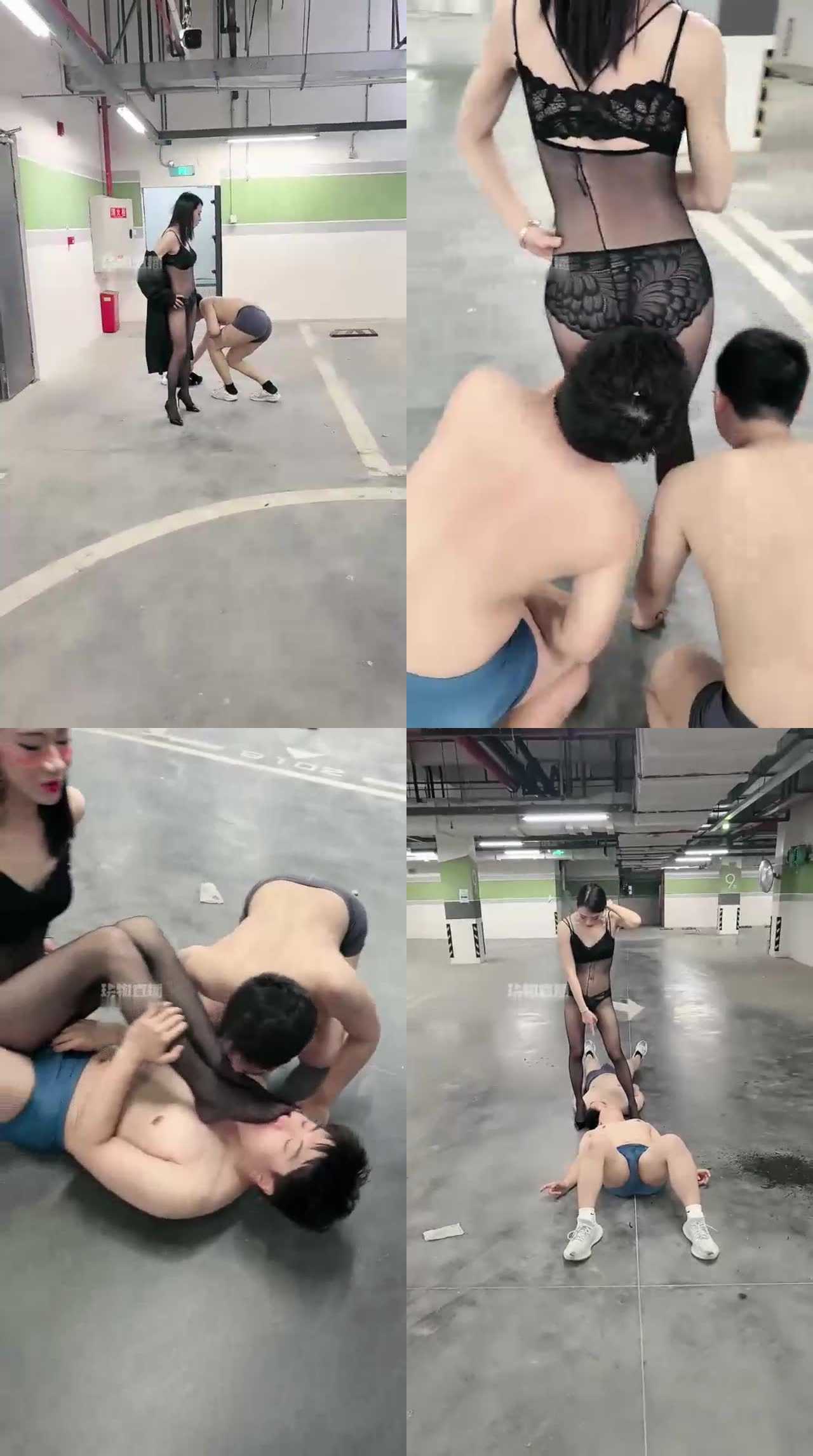 【嘤嘤嘤CDS】TJ停车场调教双狗