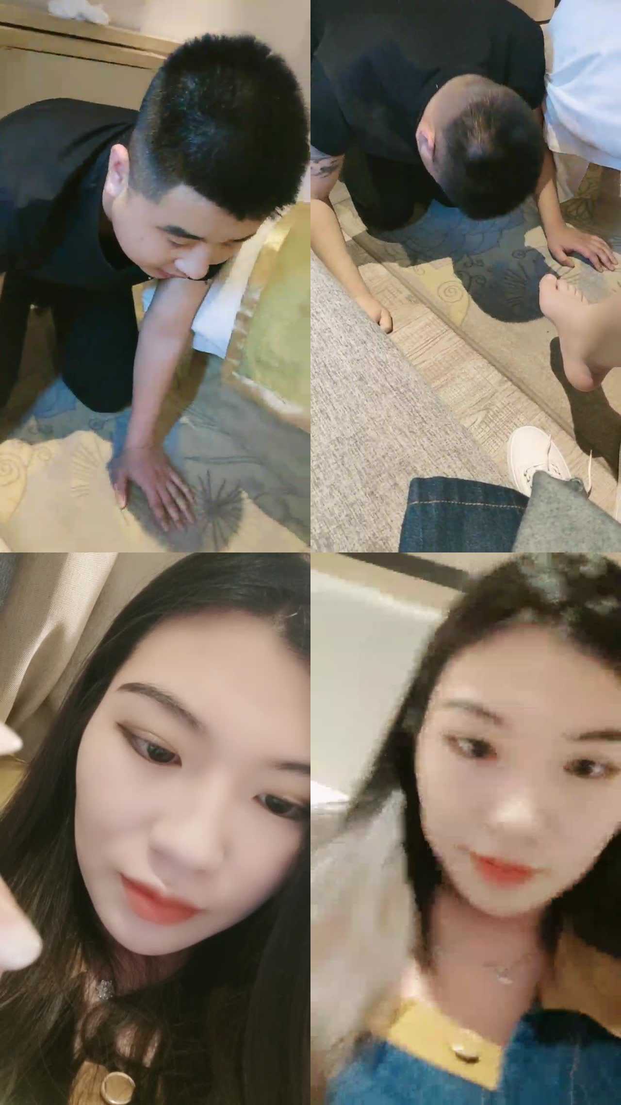 【诺诺子】强制舔超脏鞋底/踩踏裸足深喉