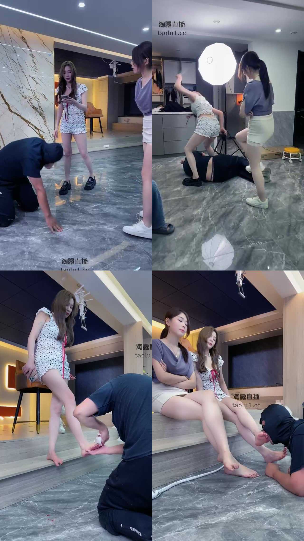 【麋鹿银儿】真实翻车拍摄中暴怒全场乱打撒气另类记录片