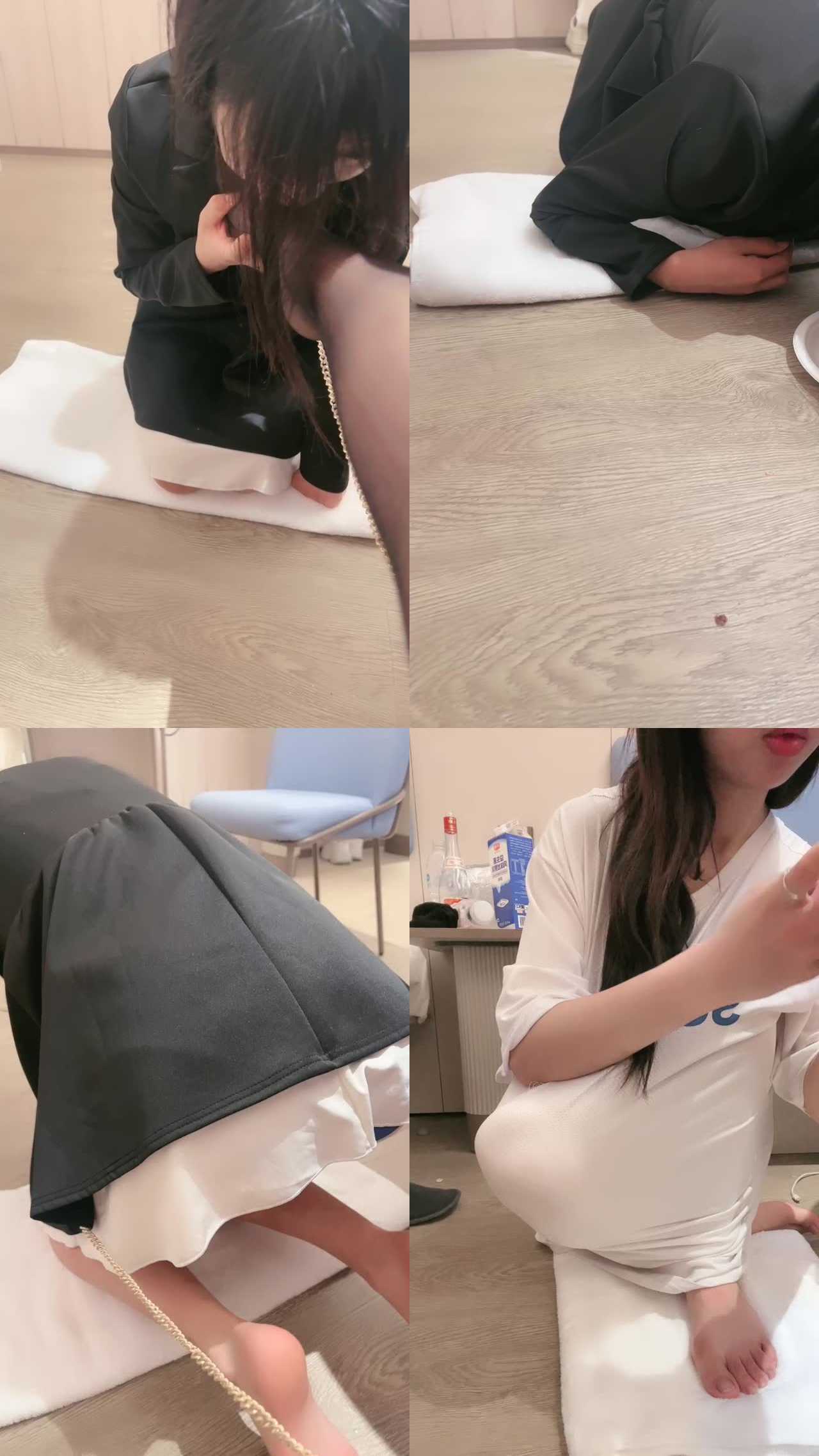 【甜野大王】母畜-羞涩闺蜜品尝黑丝jio/踩踏喂食