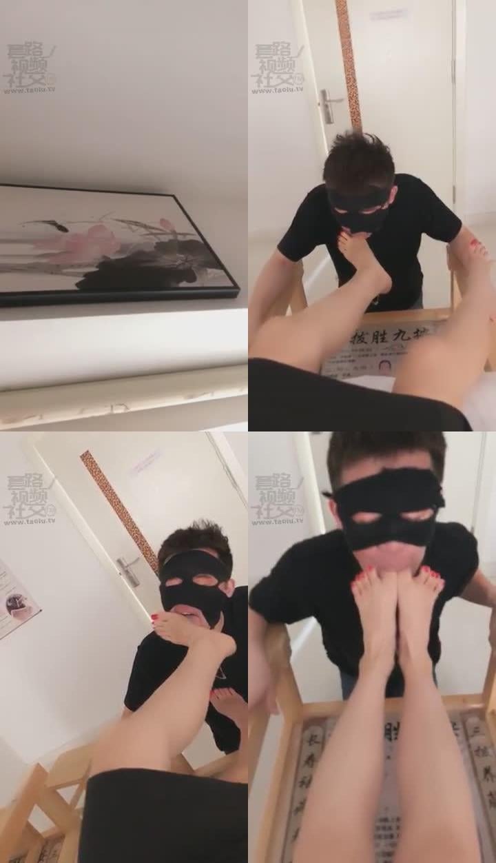 【歌迪丝】怎么按都不舒服 掰弯素人技师舔脚